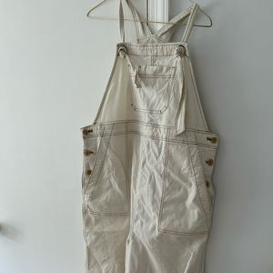 GAP Maternity White Overalls